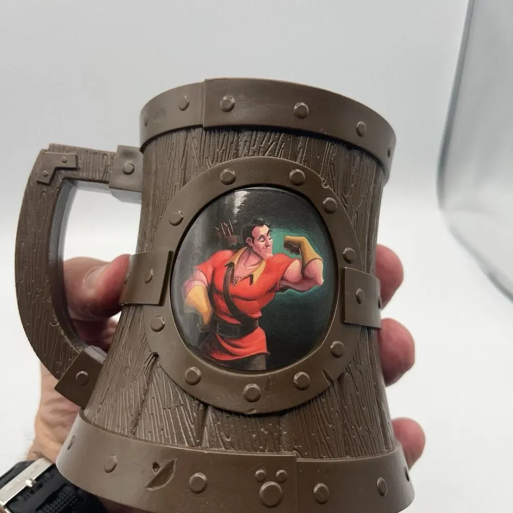 Disney Parks Beauty & The Beast Gaston's Tavern Mug Cup Stein Plastic Souvenir